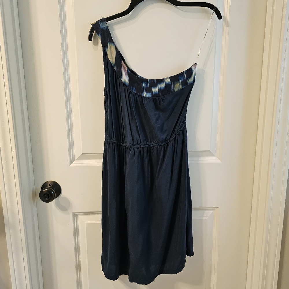 Audrey 3+1 Women's One Shoulder Dress Blue | Size L